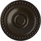 Ekena Millwork Foster Ceiling Medallion (Fits Canopies up to 5 5/8"), Hand-Painted Stone Hearth, 19 1/8"OD x 1"P CM19FOSHF - alternate 1